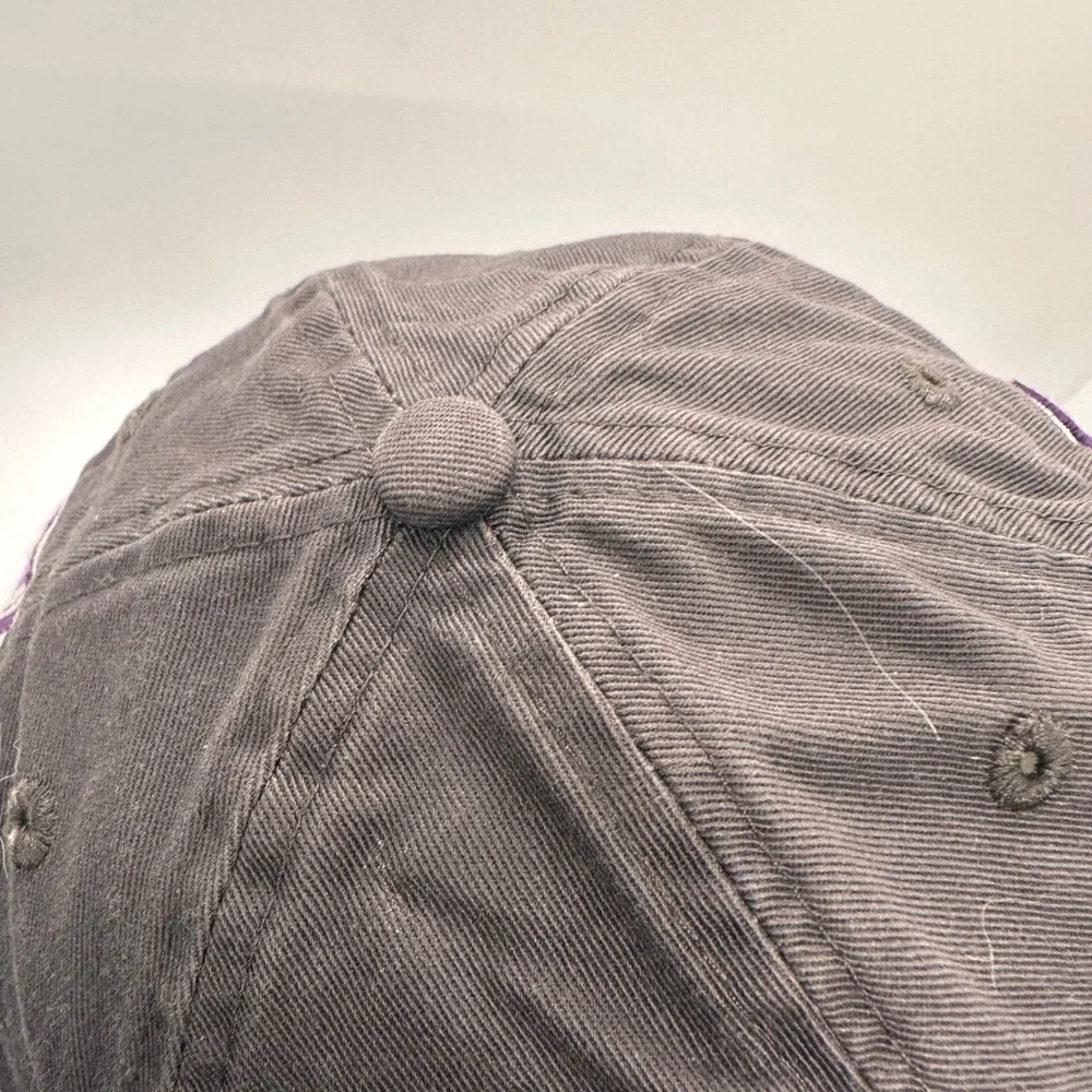 TCU‎ Horned Frogs Baseball Cap Hat Embroidered Purple Logo Adjustable Legacy